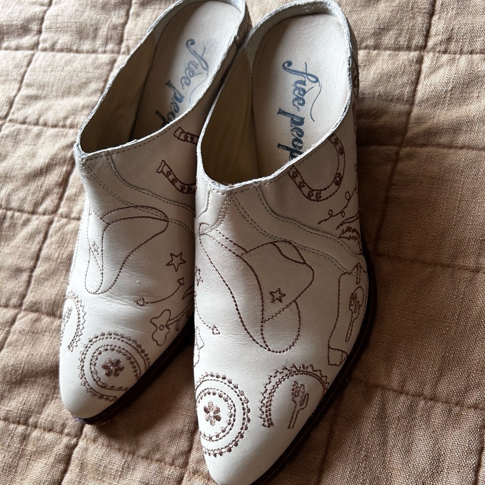 Free people western doodle mules